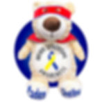 Thumbnail: Down Syndrome Bears - 17" Personalized Superhero Teddy Bear Down Syndrome Aware