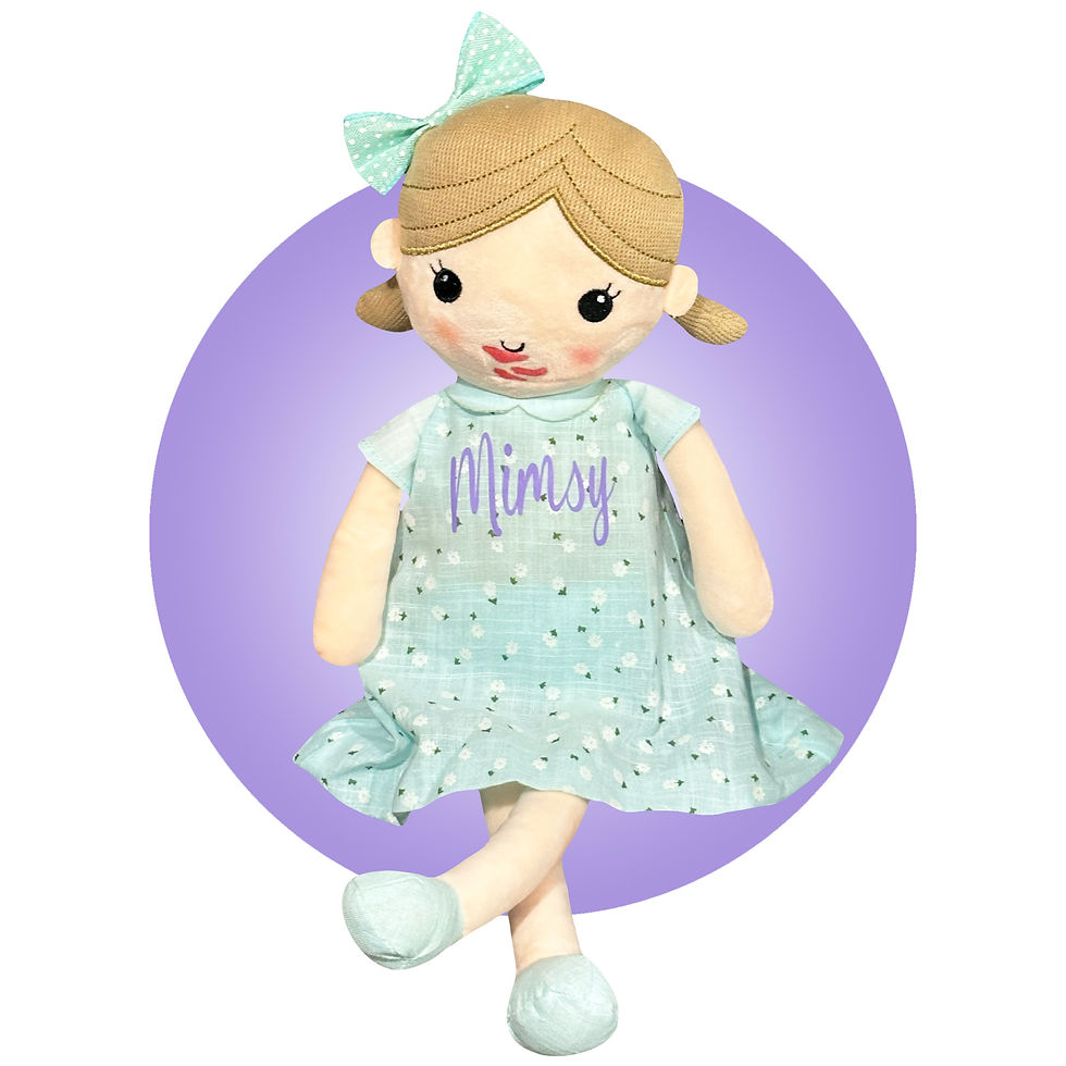 Thumbnail: 14" Custom Birthmark Doll:  VBF Birthmark.org Port Wine Stain Replica Dolls