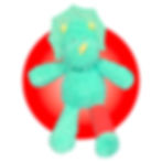 Thumbnail: 14" stuffed green dinosaur with cast on arm, stuffed animal get well gift for broken bone by kikilishop.com