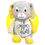 Thumbnail: 17" cancer stuffed animal sunshine bunny with custom cancer awareness ribbon color by kikilishop.com