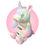 Thumbnail: 18" personalized pastel unicorn for adenoidectomy surgery by kikilishop.com