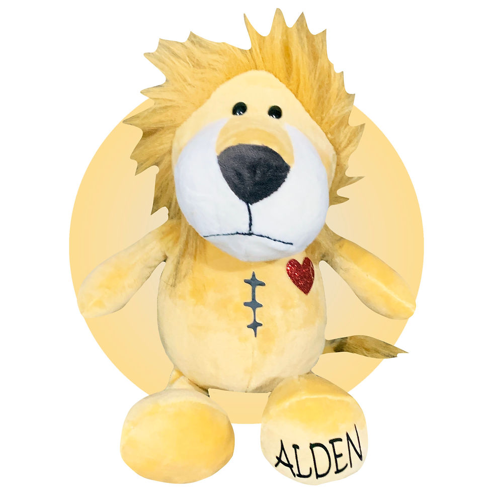 Thumbnail: Mini Scar Buddies - Personalized 9-10" Stuffed Animals for Heart Surgery Patient