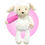 Thumbnail: 14" lamb stuffed animal with cast on arm, leg, ankle or wrist by kikilishop.com