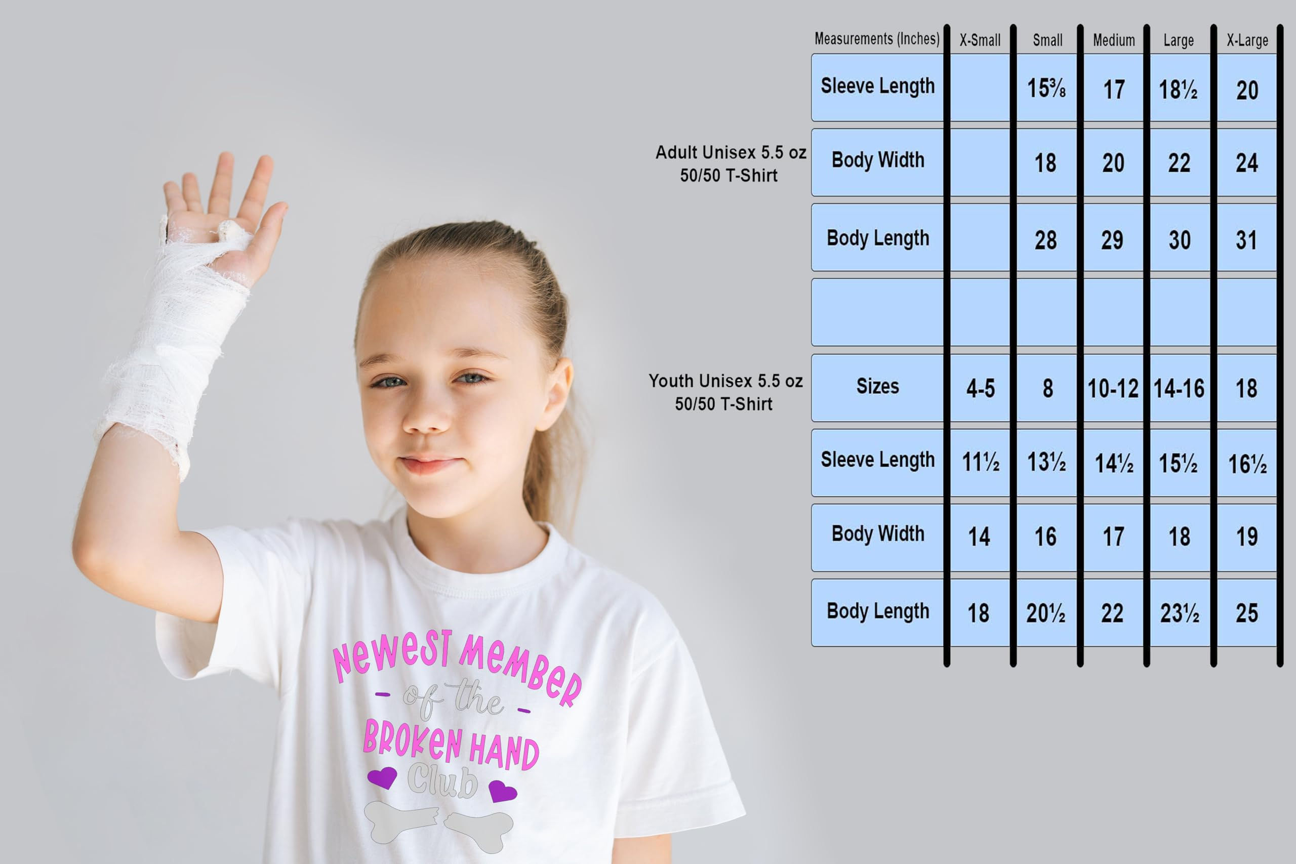 Broken Bone Gift T-Shirt - Shirt for Person Who Broke A Bone