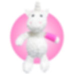 14" broken bone get well gift, 14" white unicorn with cast, get well gift for kids