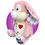Thumbnail: 17" pink bunny scar buddy for post heart surgery, custom scar and heart heart surgery get well stuffed animal by kikilishop