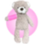 Thumbnail: teddy bear wearing a broken arm cast, 14" bear get well gift for broken bone for kid