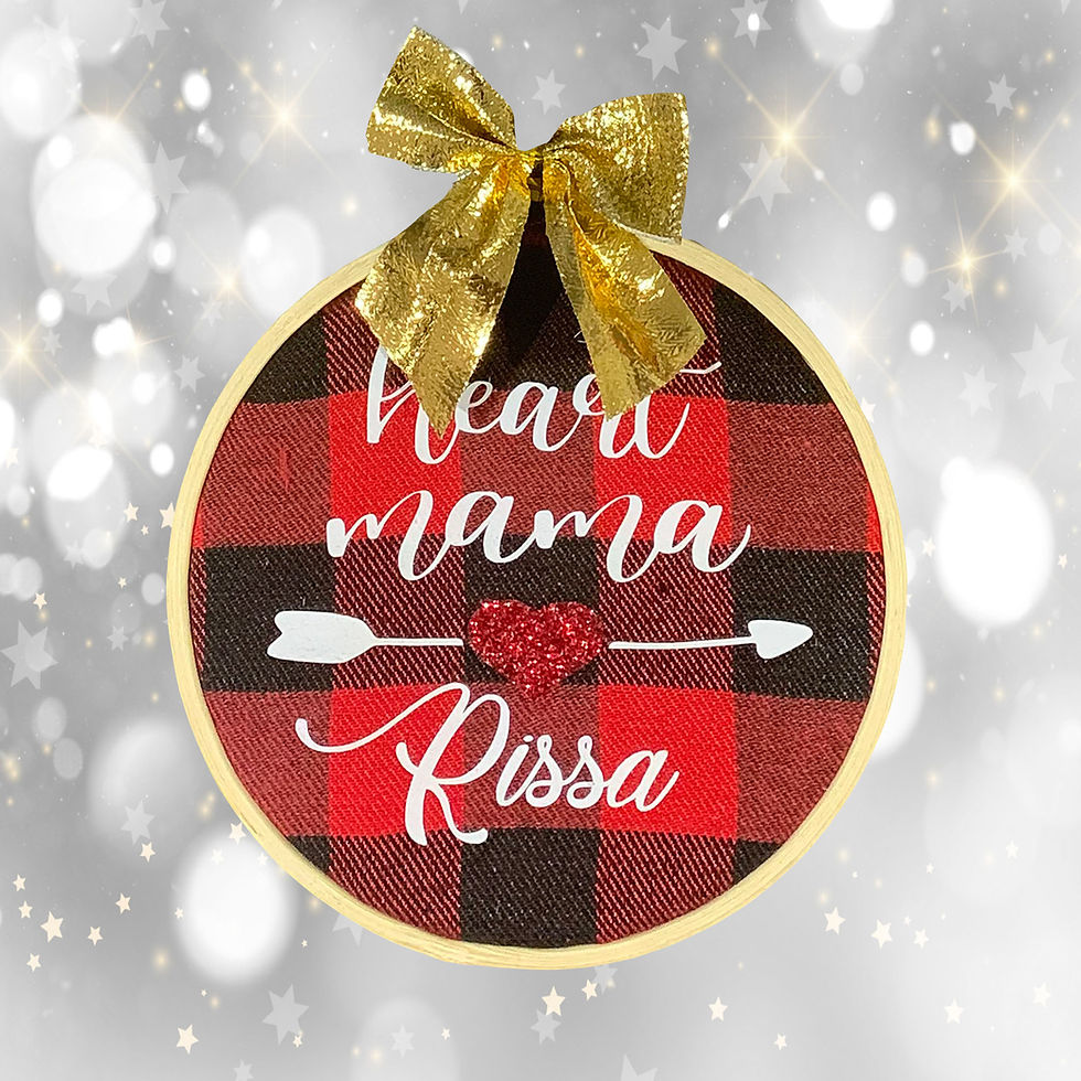 Thumbnail: Personalized Heart Warrior Christmas Ornaments - Gifts for Baby Heart Warriors