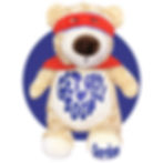 17" personalized superhero get well soon teddy bear, teddy bear get well gift for kids