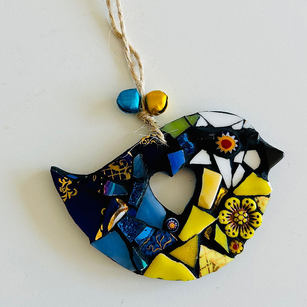 Thumbnail: Indoor Mosaic: Mini Blue tit 6