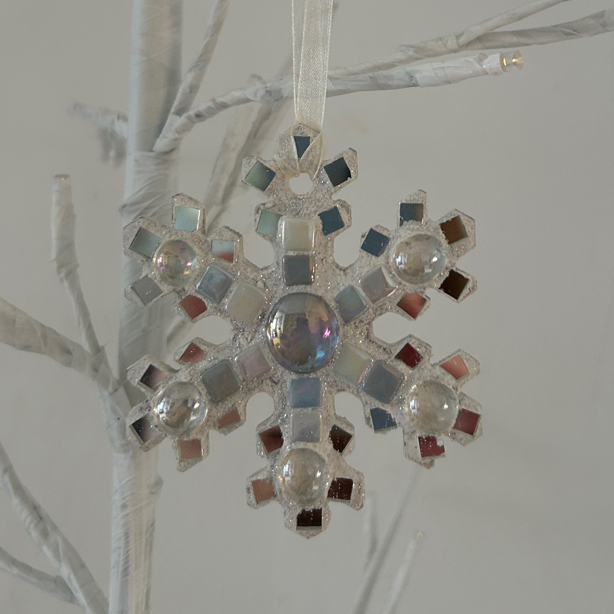 Indoor Mosaic: Small Frost Snowflake