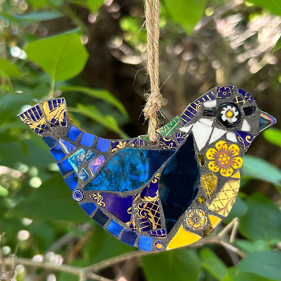 Thumbnail: Outdoor Mosaic: Blue tit 7