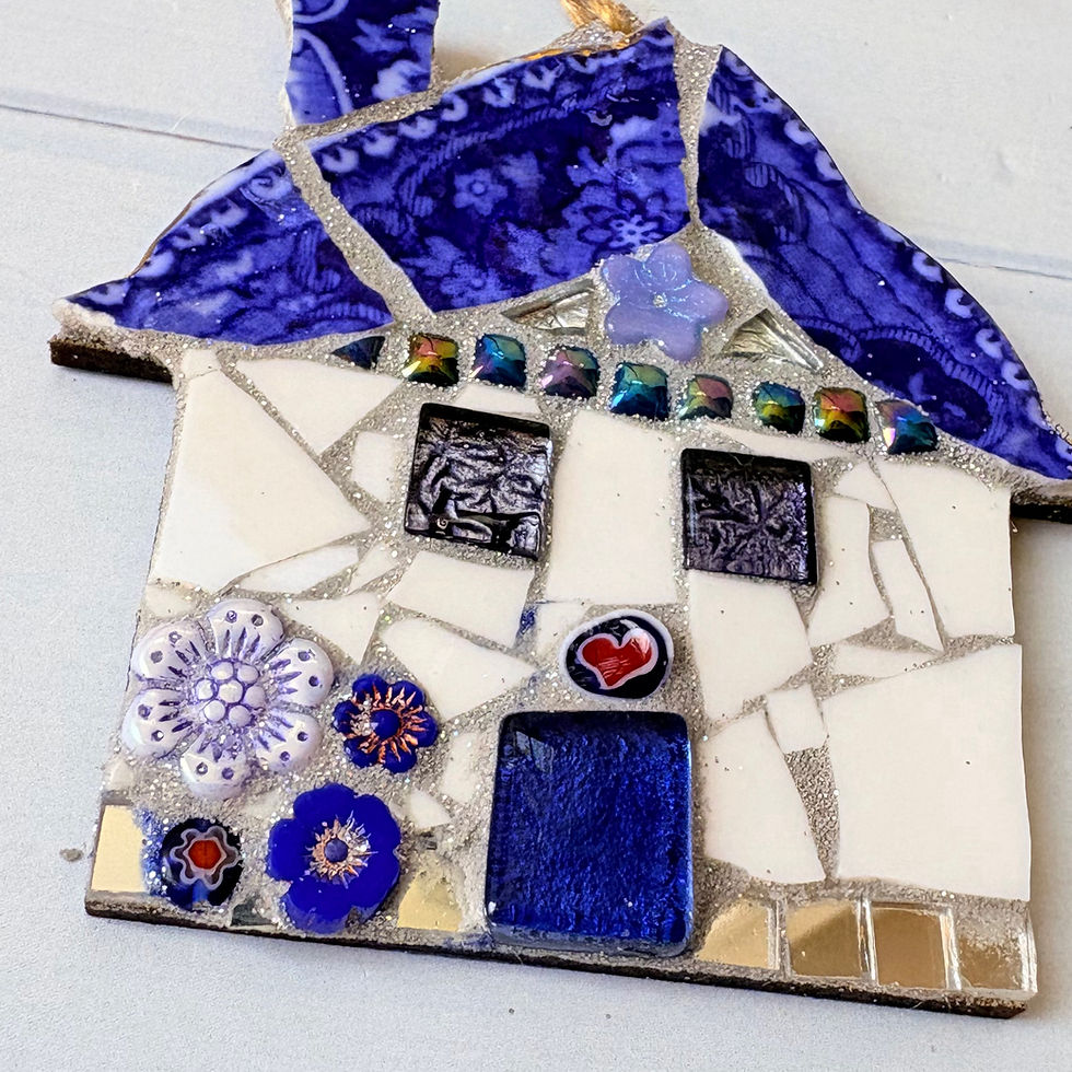 Thumbnail: Indoor Mosaic: Blue  House