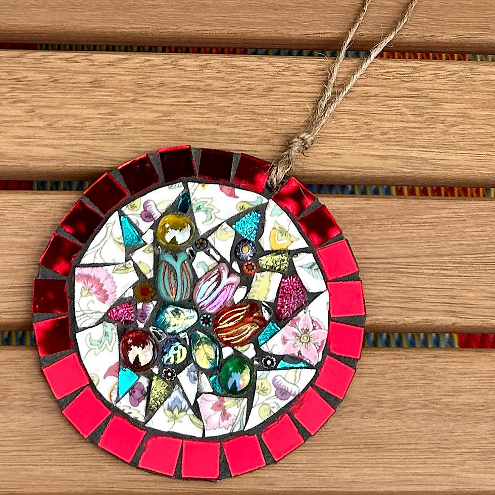 Thumbnail: Outdoor Mosaic: Large Jewelled Garden 5