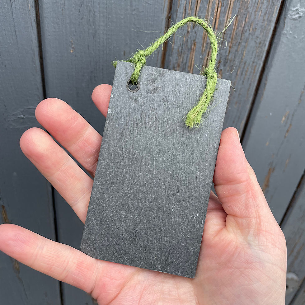 Thumbnail: Outdoor Mosaic: Slate hanger