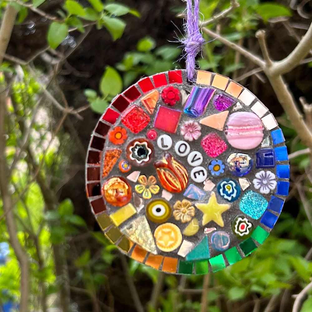 Outdoor Mosaic: Rainbow Brights - Small