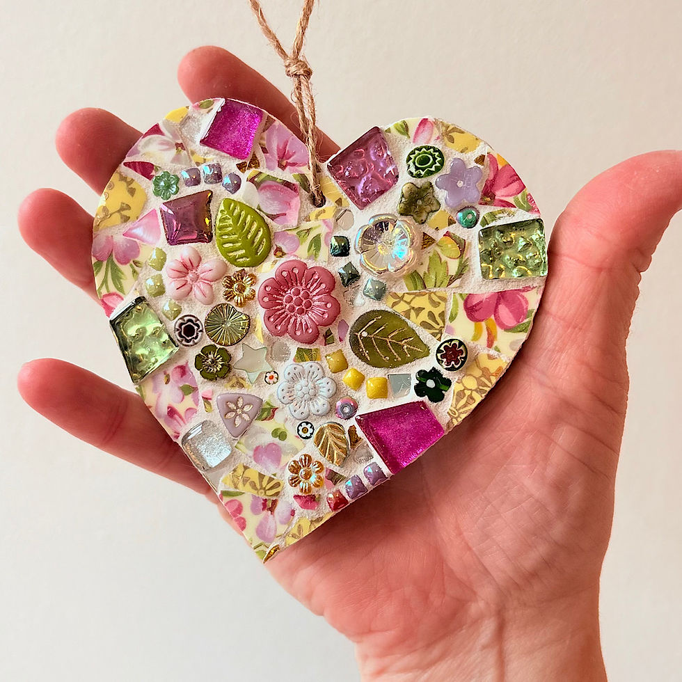Thumbnail: Indoor Mosaic: Vintage China Heart