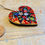Thumbnail: Indoor Mosaic: Small Red and Gold Heart 2