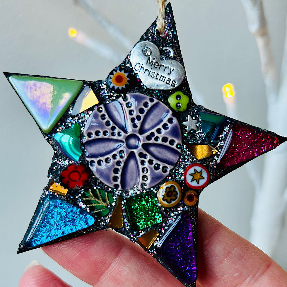Thumbnail: Indoor Mosaic: Festive Star Decoration 