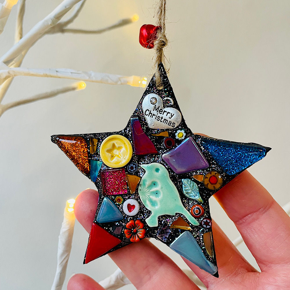 Indoor Mosaic: Festive Star Decoration