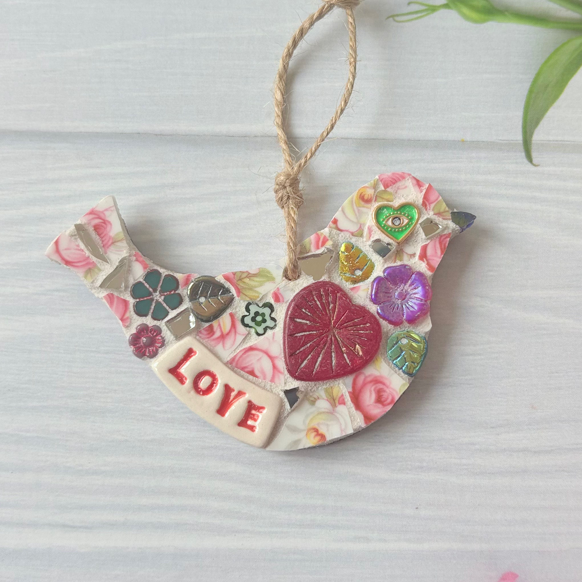 Indoor Mosaic: Love Bird