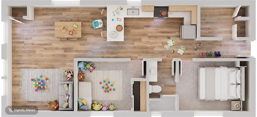 The Argent Floor Plan 3D Rendering