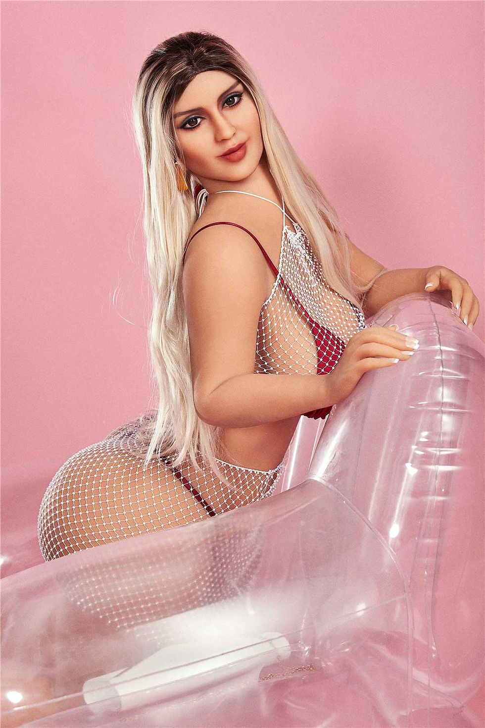 Thumbnail: Rose – 5.9 ft F-Cup BBW Silicone Rubber Blend Sex Doll in India