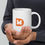 Thumbnail: Grateful Every Day White Glossy Mug Orange