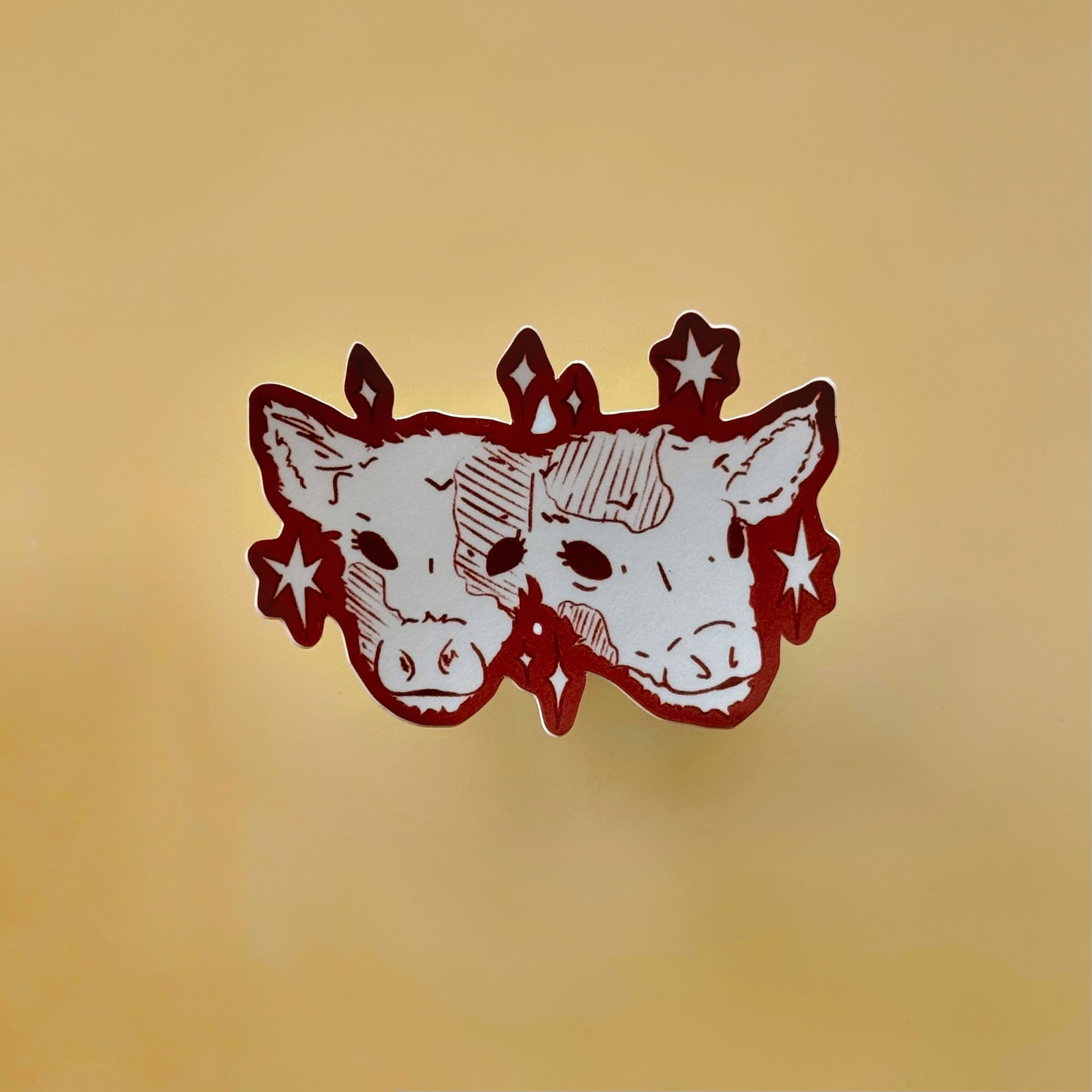 Twice as Many Stars Sticker