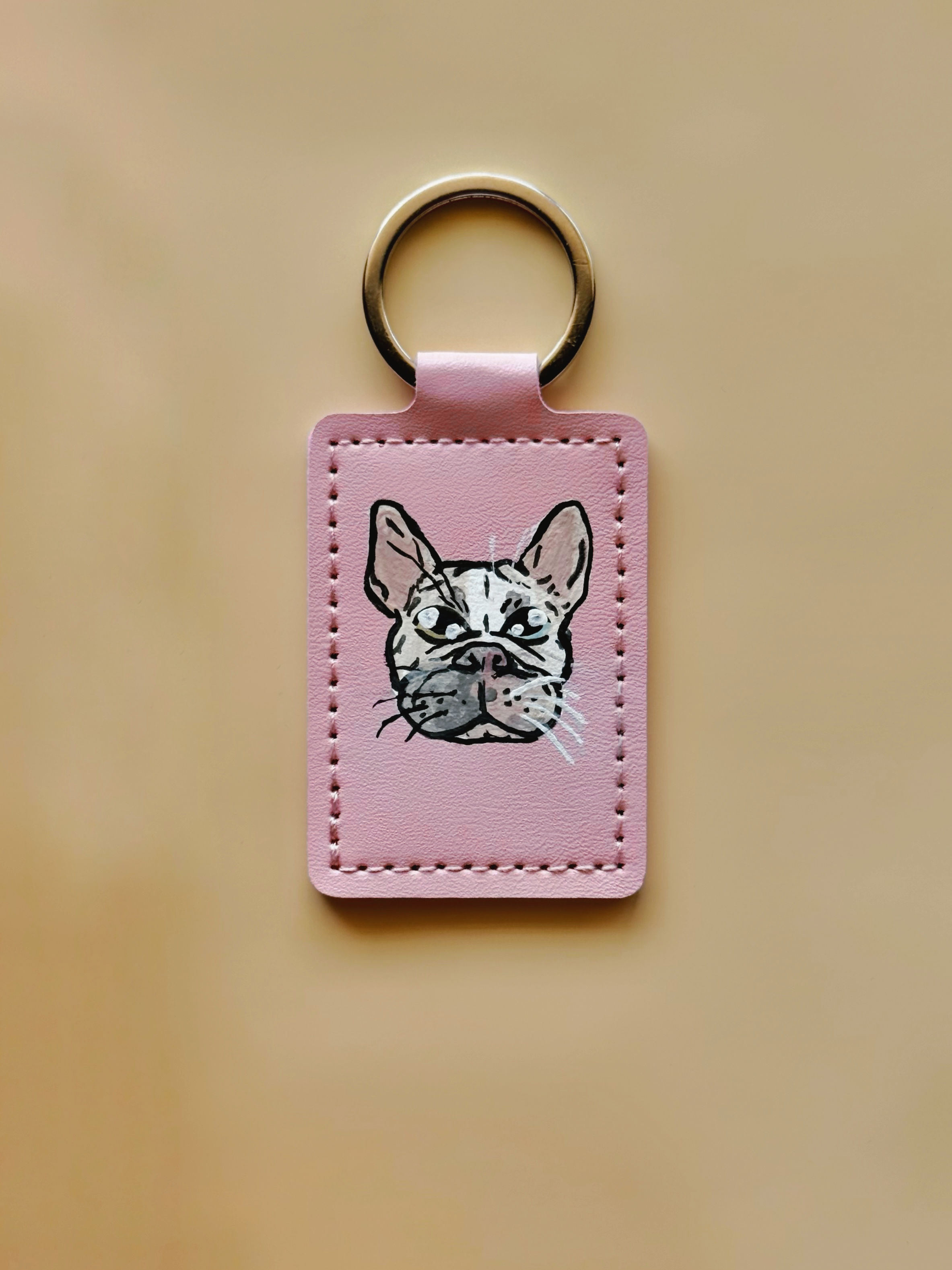 Pet Portrait Keychains