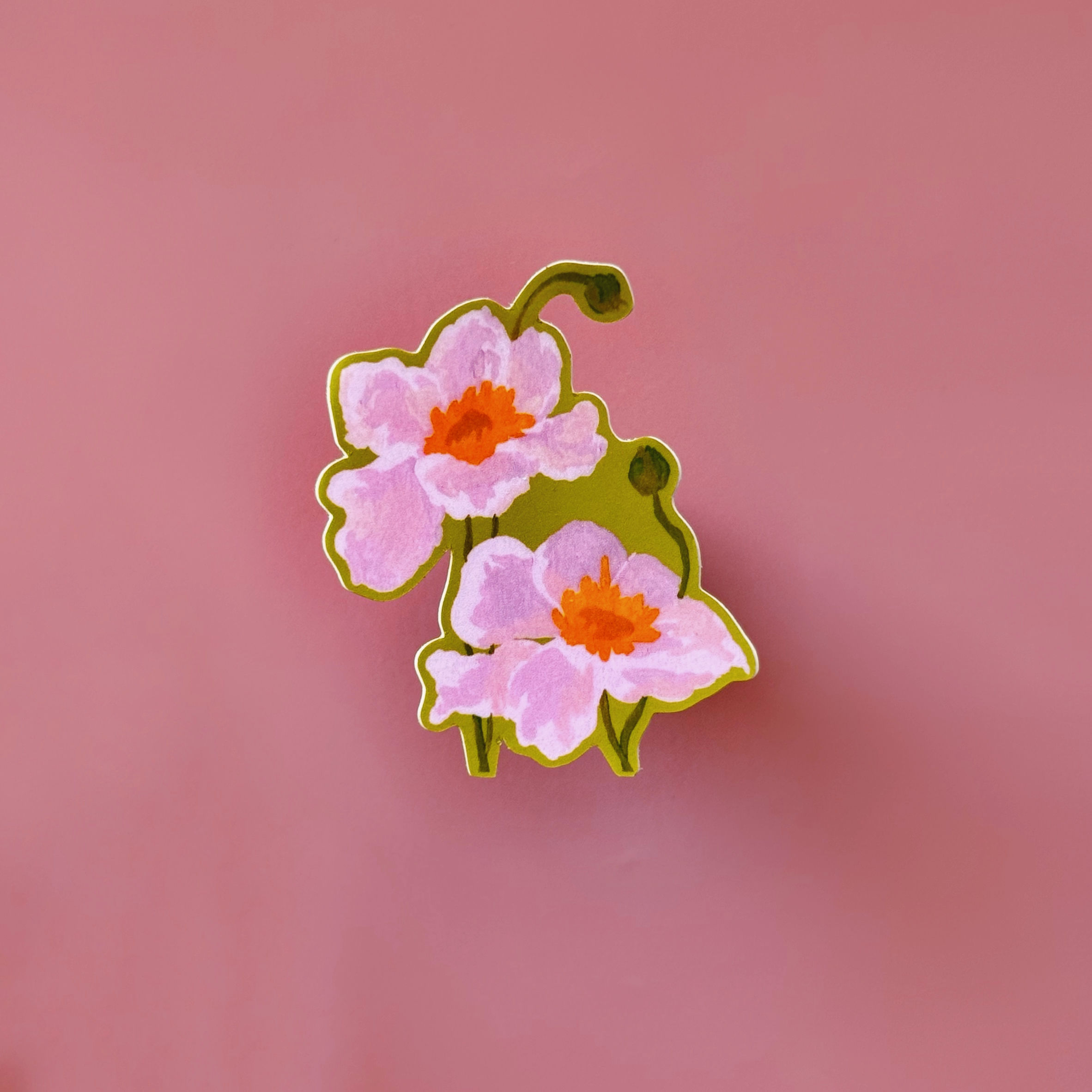 Tickled Pink Sticker