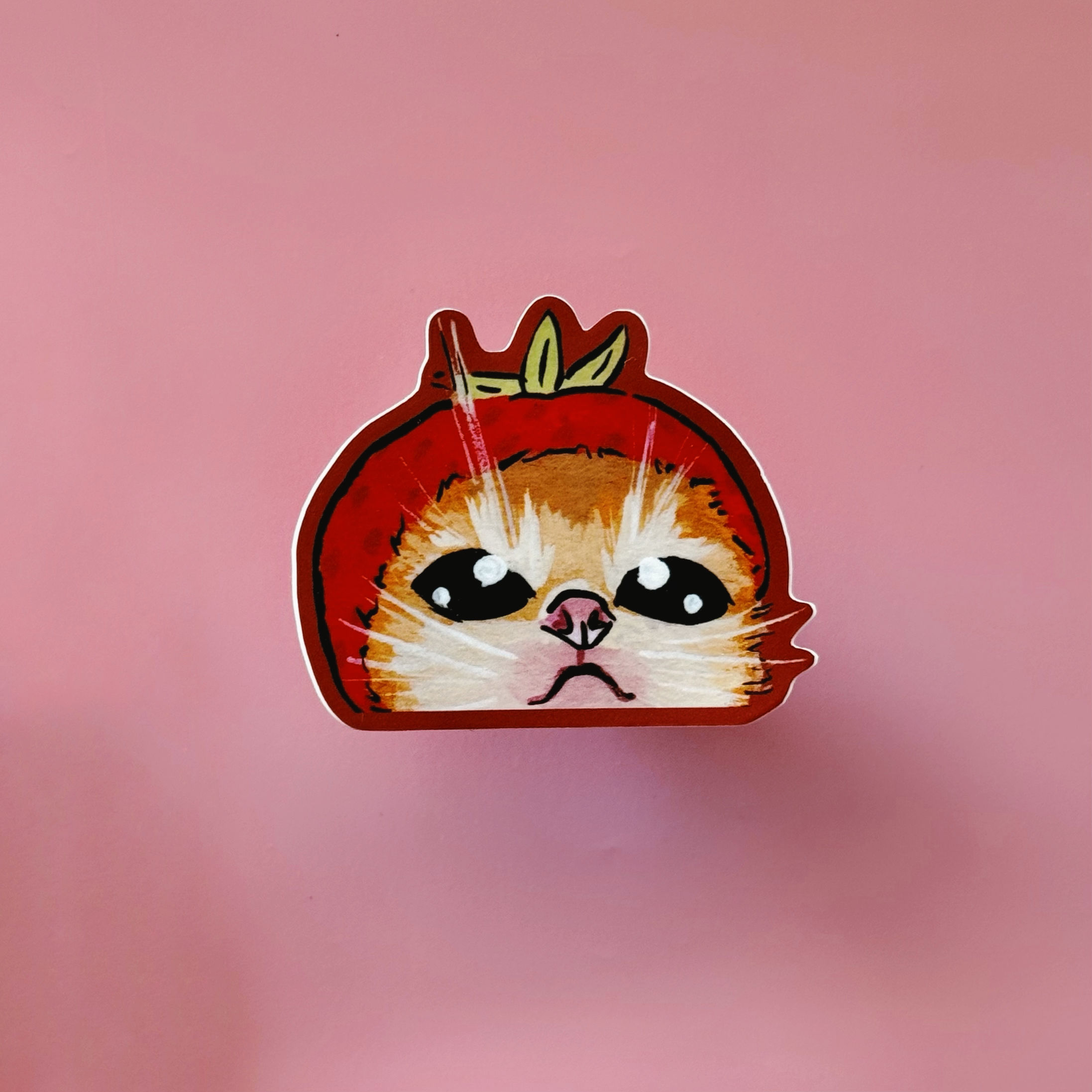 Fresita Gatita Sticker