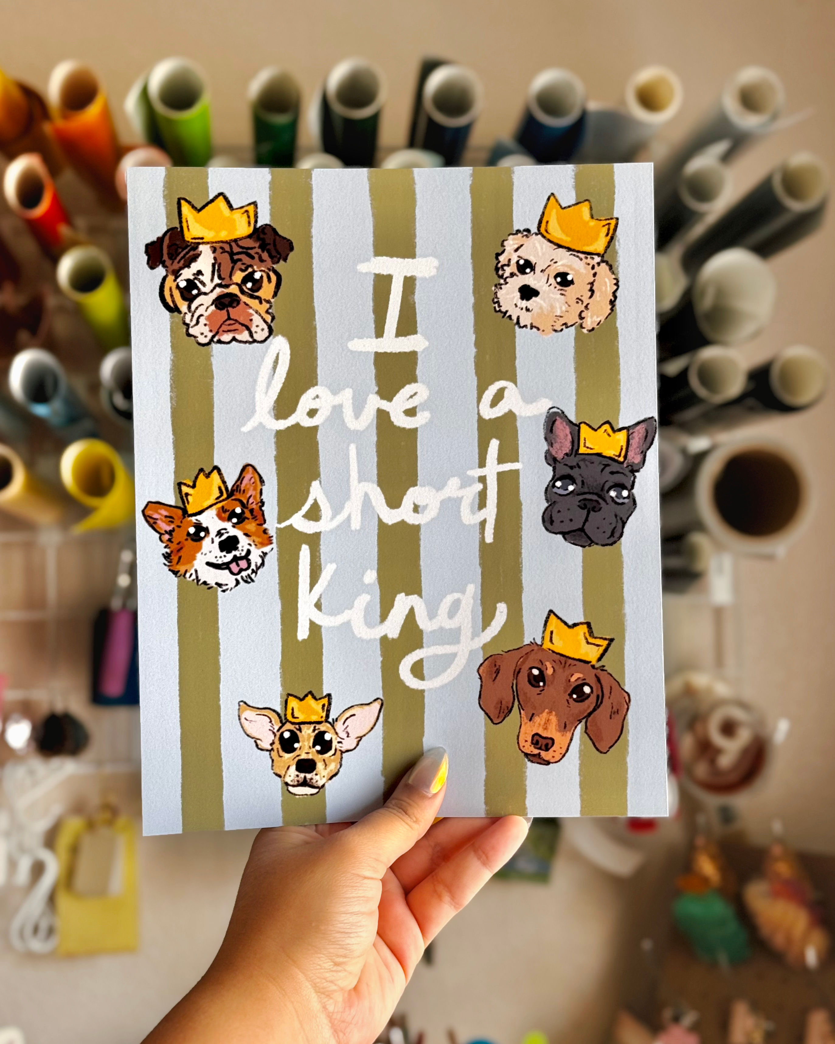Short Kings Art Print