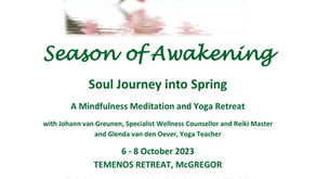 6-8 Oct 2023 | Season of Awakening. Soul Journey into Spring with Johann van Greunen