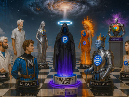 生成式AI 群英傳 -生成式AI軟體點將錄第一部曲:入口的戰爭 — AI 瀏覽器烽火再起