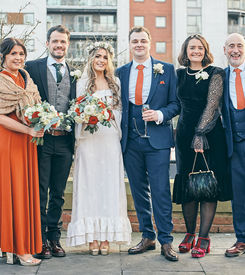 Dan and Tamsin wedding photograph