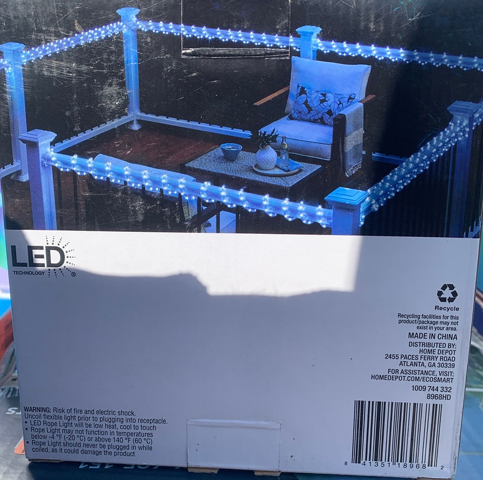 Thumbnail: EcoSmart 16.4' RGB LED Color Changing Outdoor Rope Light Remote 1009744332