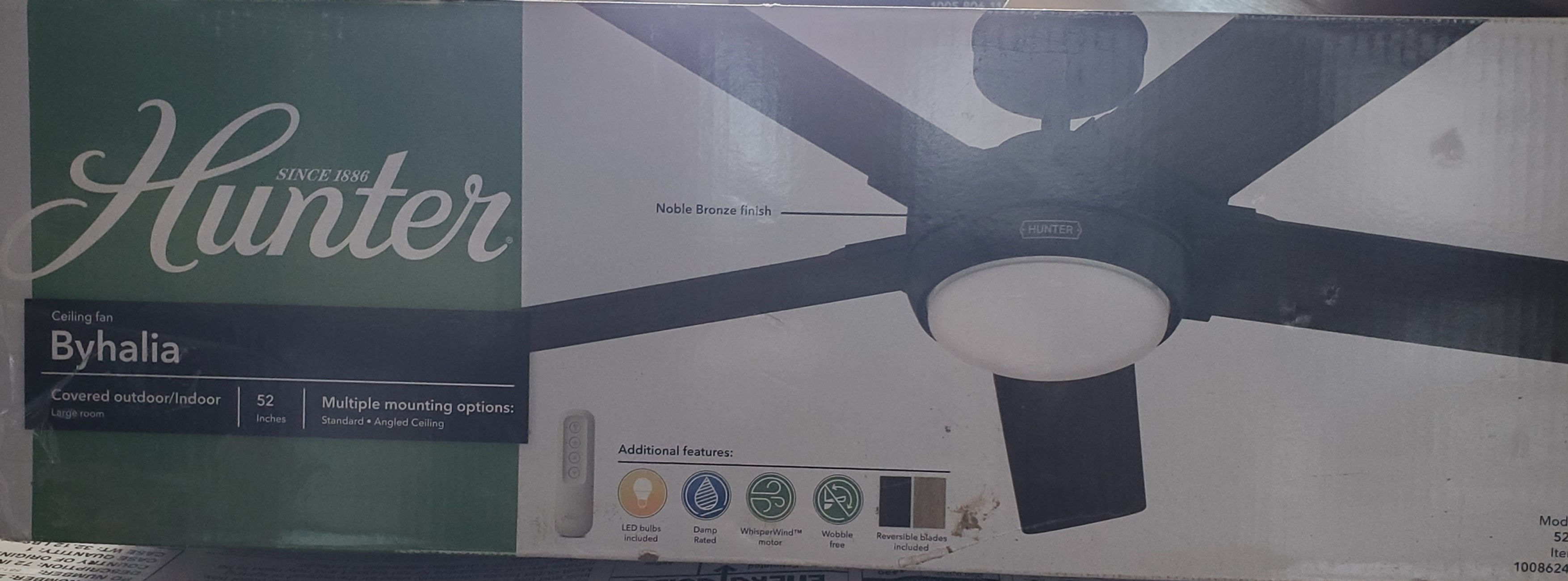 Hunter ceiling fan
