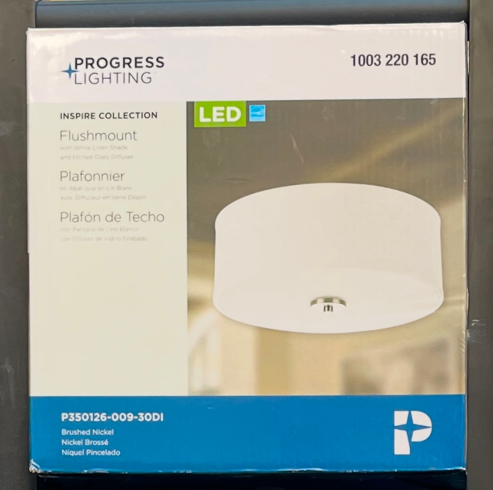 Inspire Collection Transitional Brushed Nickel Drum Ceiling Light 1003220165