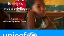 Educating a girl is a right, not a privilege.