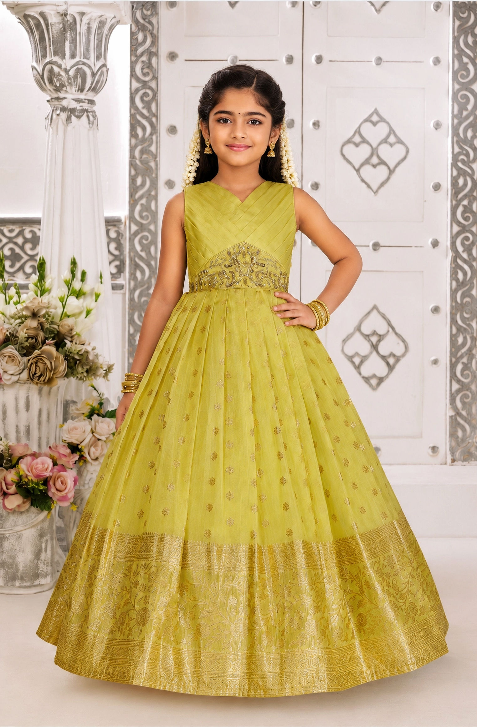 Yellow Festive Dress