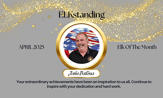 Elk of the Month April 2025 John Bellona