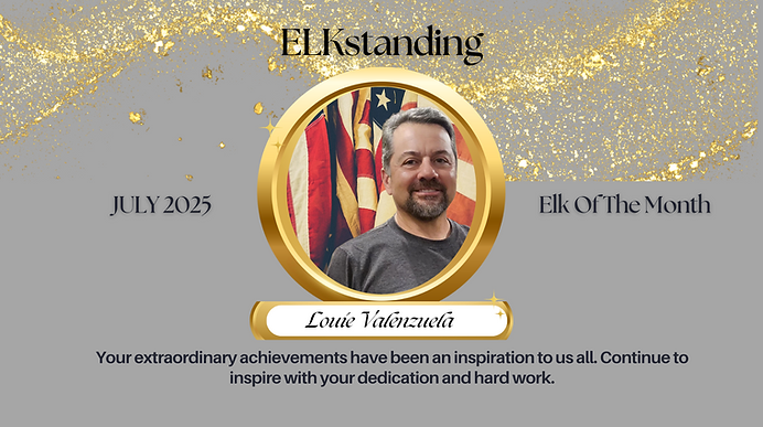 July Elk of the Monthe 2025