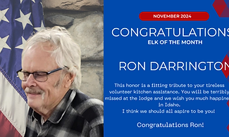 November 2024 Elk of the Month