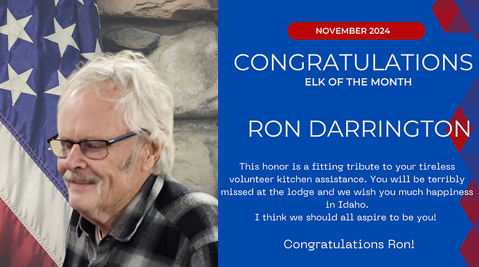 November 2024 Elk of the Month