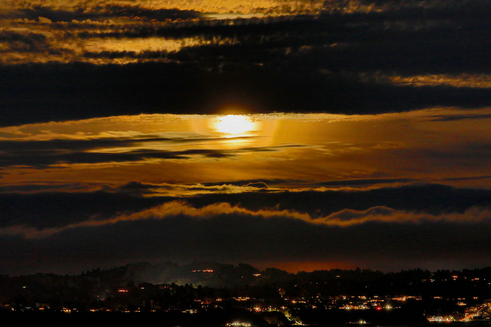 Moonrise Capitola Beach