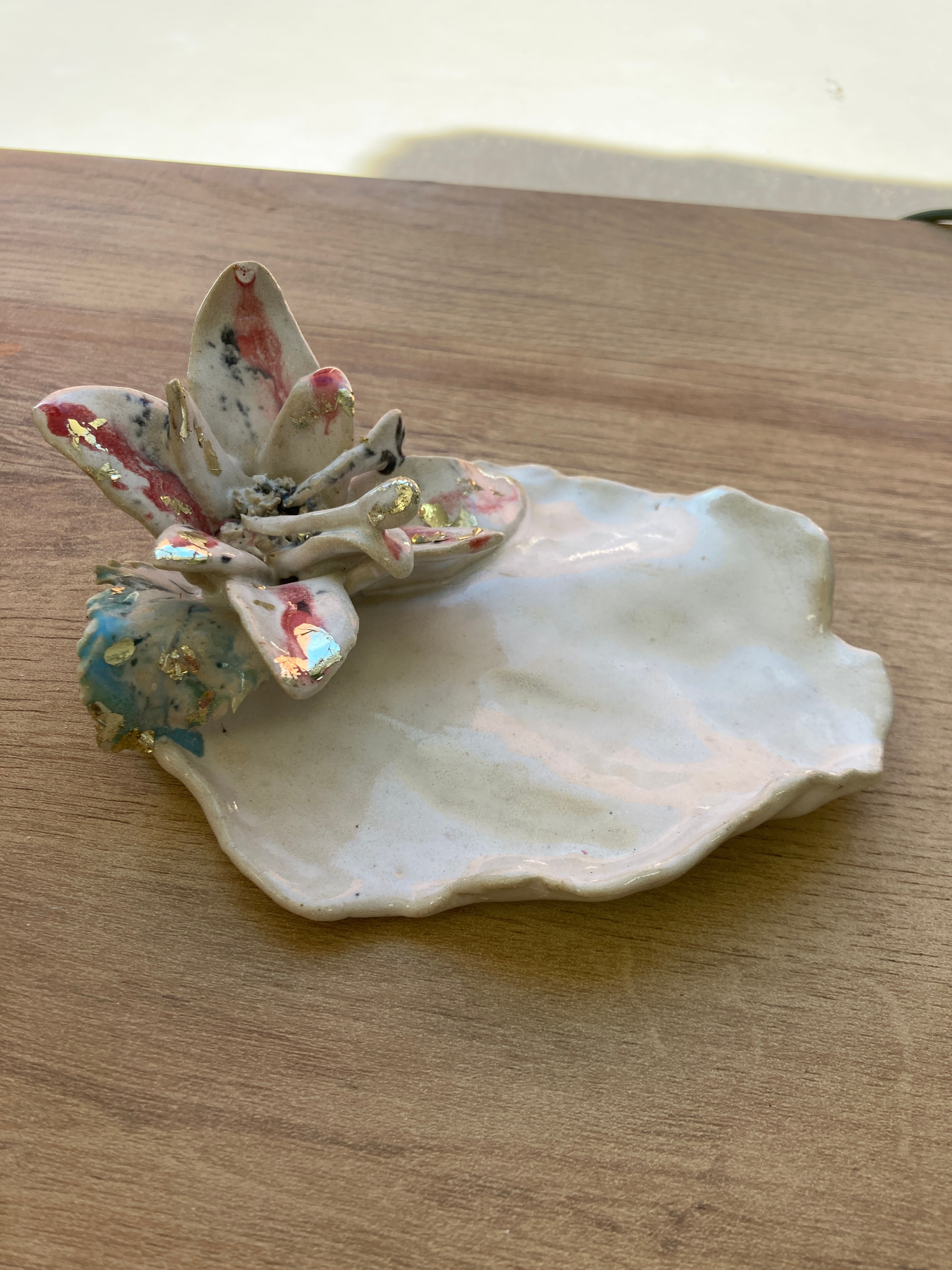 Floral Trinket Dish