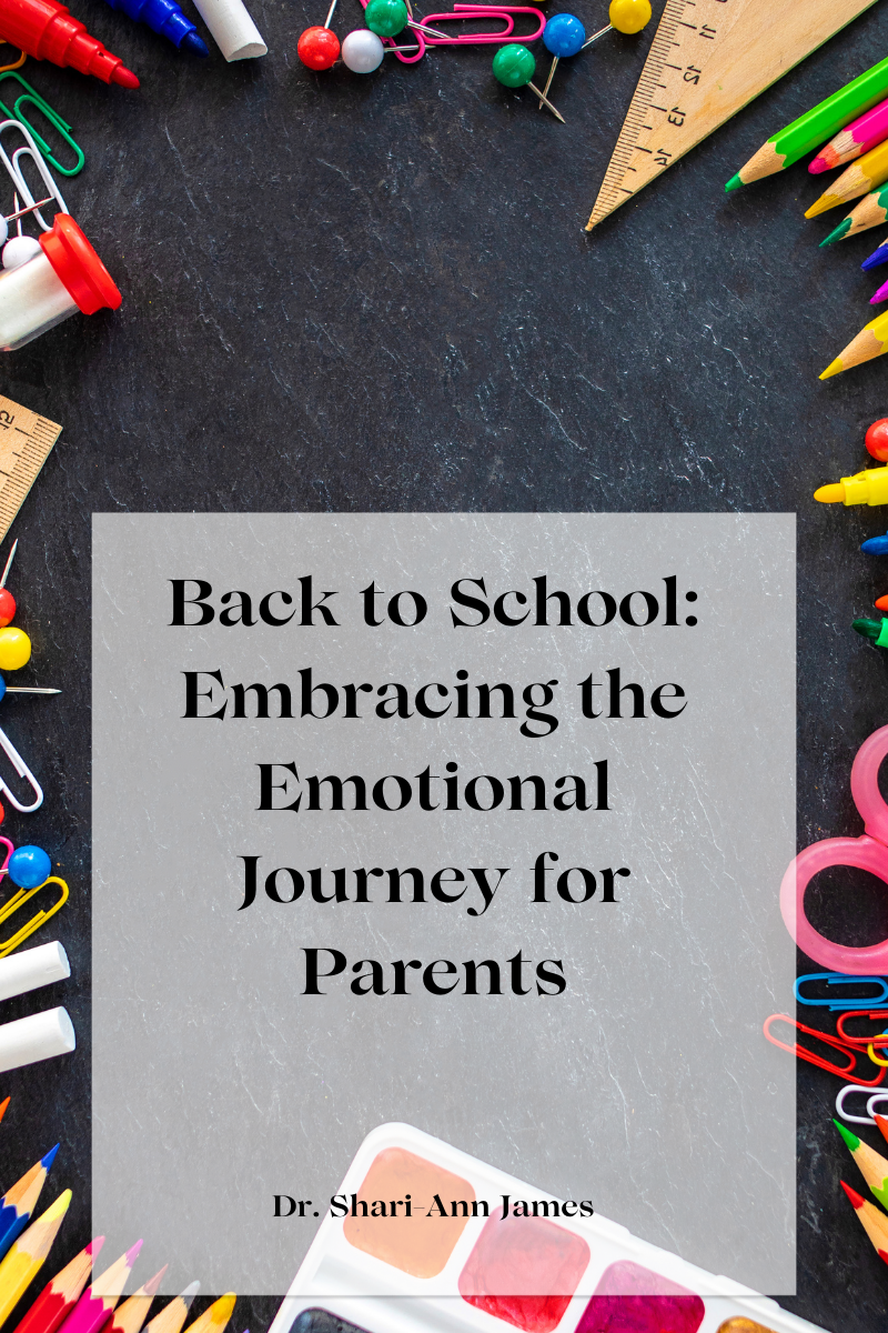 back to school and emotional journey for parent and child