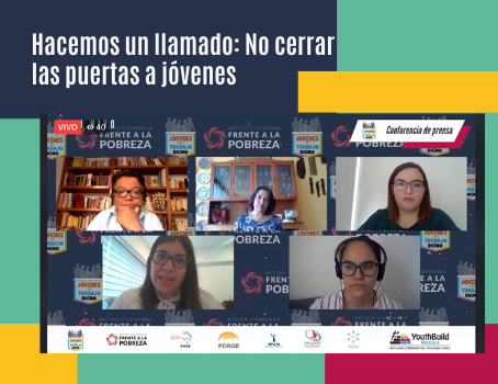 Mensaje: Hacemos un llamado a "No cerrar las puertas a jóvenes"