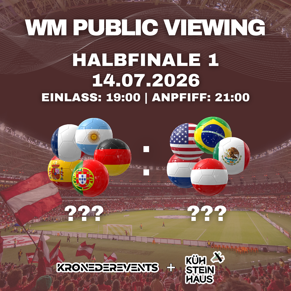 WM 1. HALBFINALE - Public Viewing